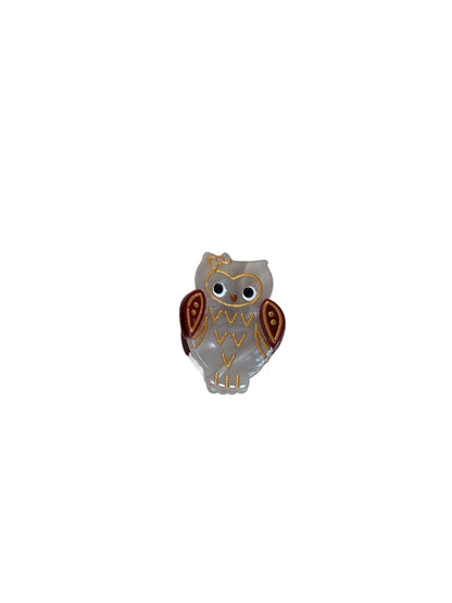 Beau - Cute Owl Shaped Acetate Hair Clip