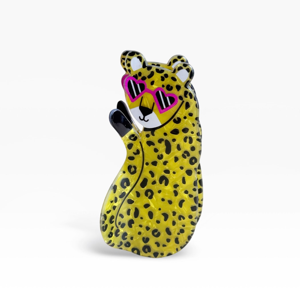 Beau - Leopard Shape Acrylic Claw Clip