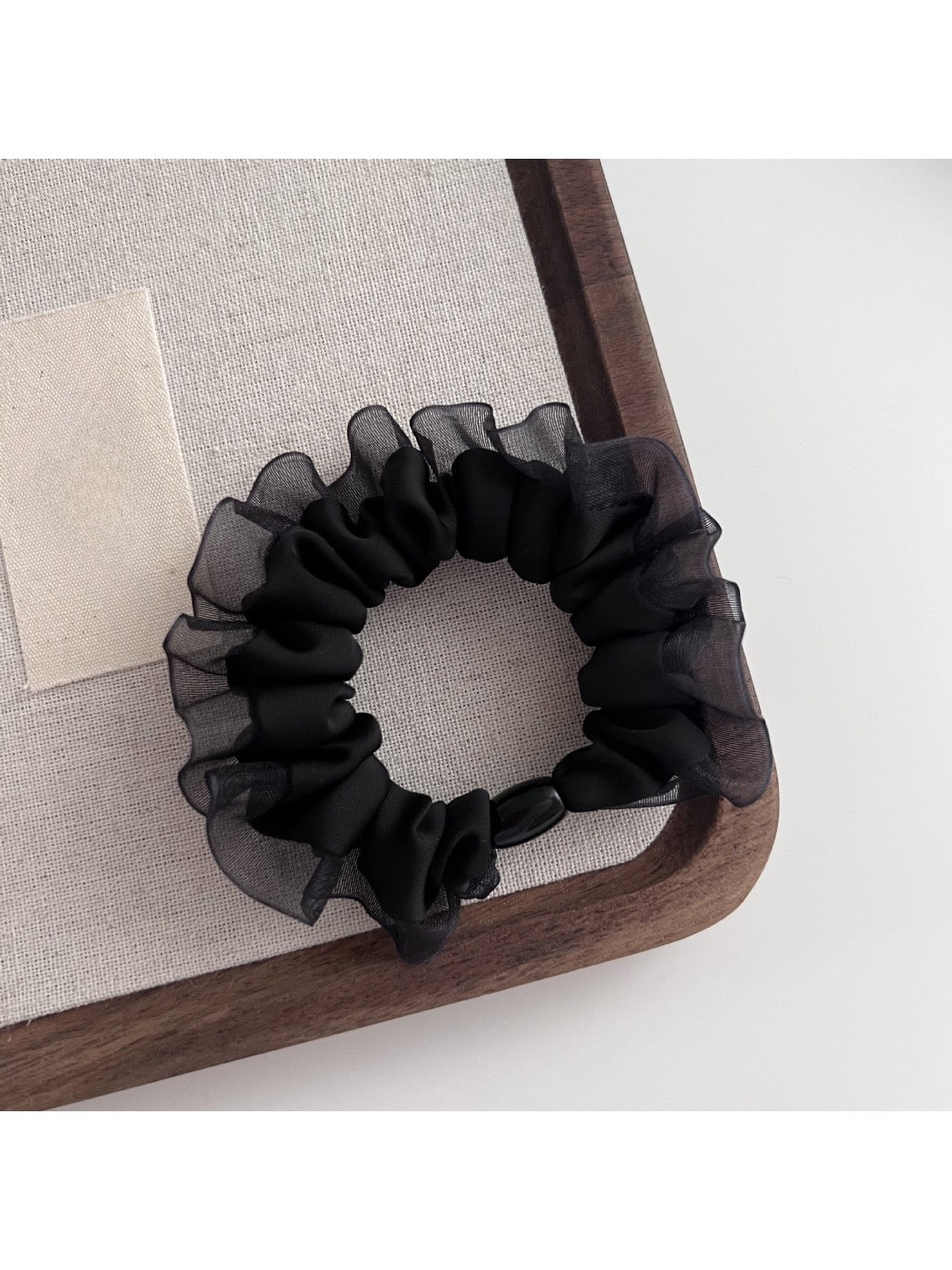 Gifty - Tulle Edged Hair Scrunchie