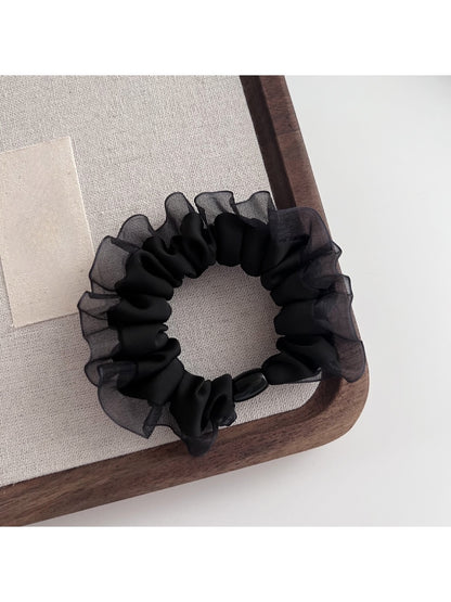 Gifty - Tulle Edged Hair Scrunchie