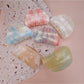Beau gradient acrylic hair clip with smooth curved design in pastel colors