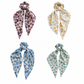 Gifty - Petal Print Scarf Scrunchie