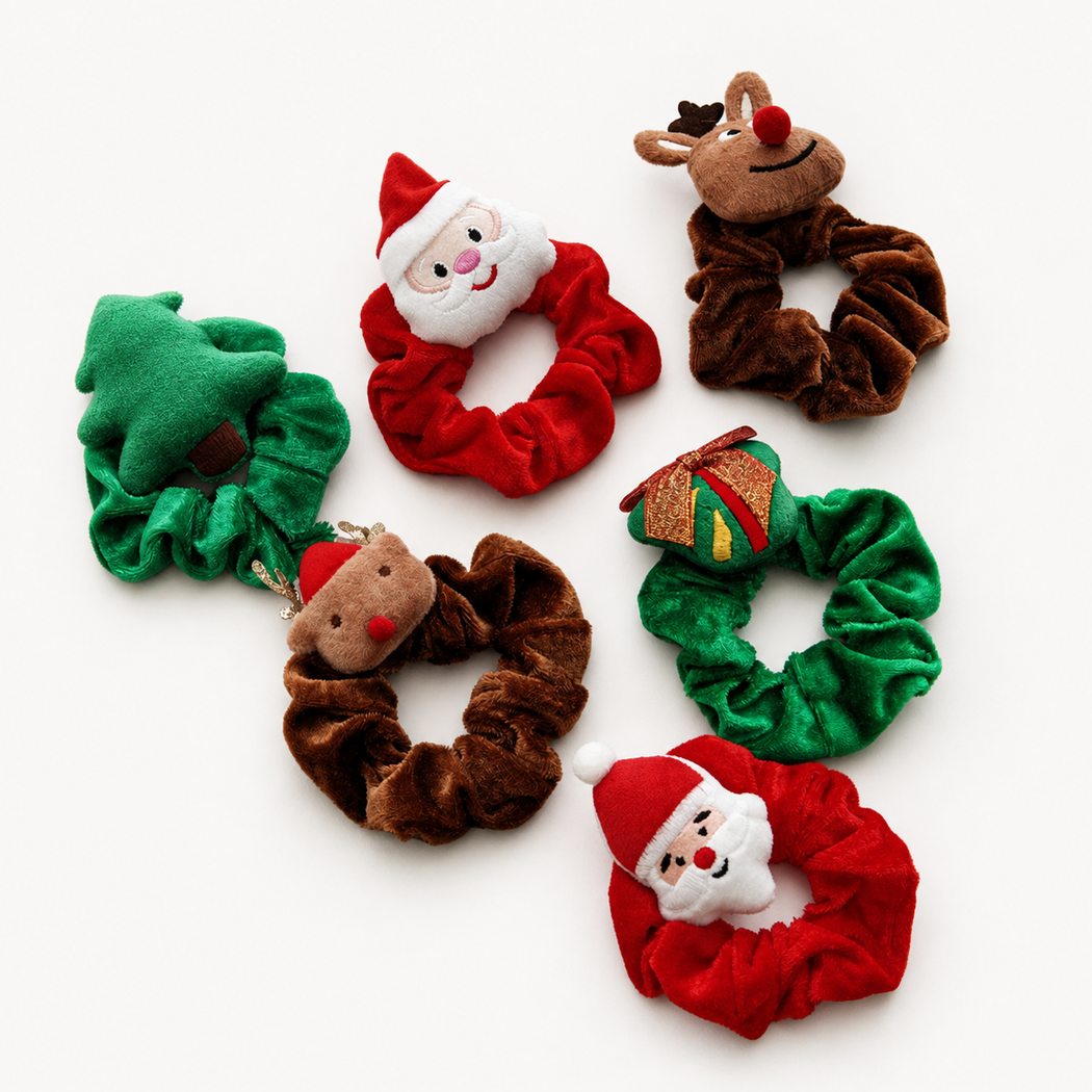 Gifty - Christmas Character Scrunchie