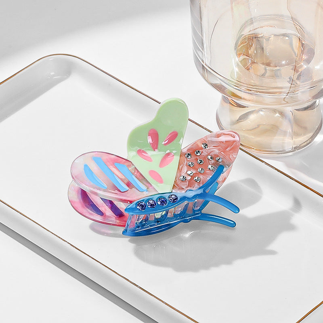 Beau - Butterfly Multicolor Hair Claw