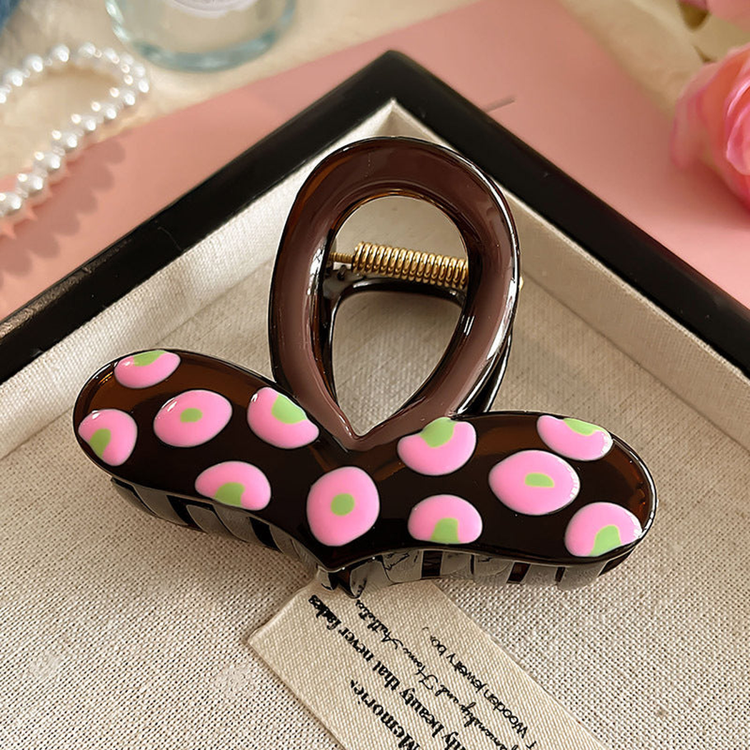 Beau - Heart Dotted Hair Claw