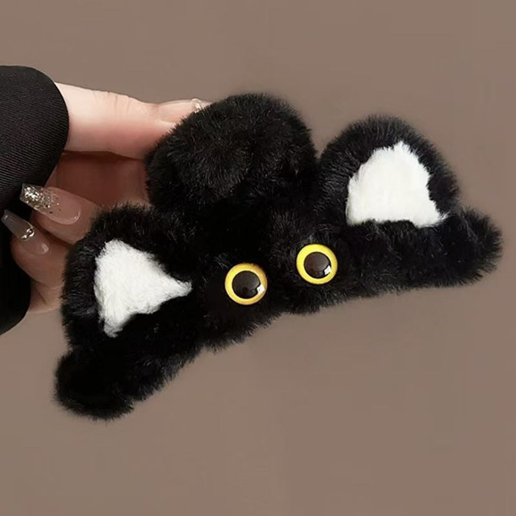 Beau - Cat-Shaped Fuzzy Hair Claw