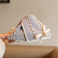 Beau - Triangular Ribbon-Bow Claw Hair Clip