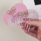 Camerow - Heart-Shaped Bow-Motif Wide-Tooth Comb