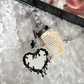 Camerow - Heart-Shaped Charm Pocket Comb