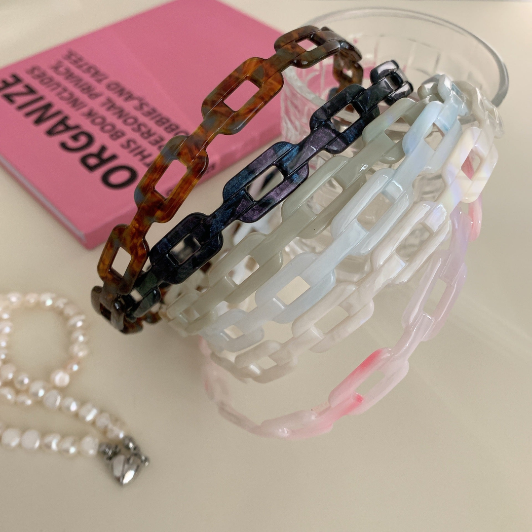 Gifty - Chain-Link Openwork Headband