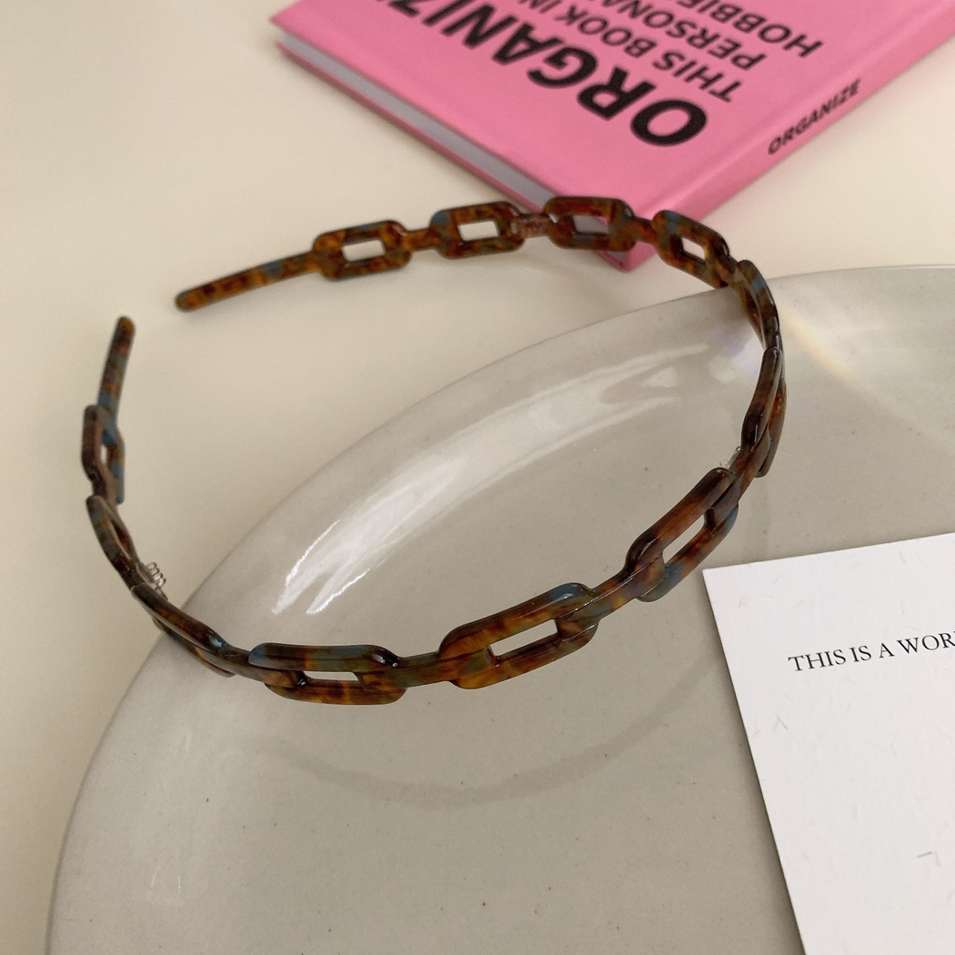 Gifty - Chain-Link Openwork Headband