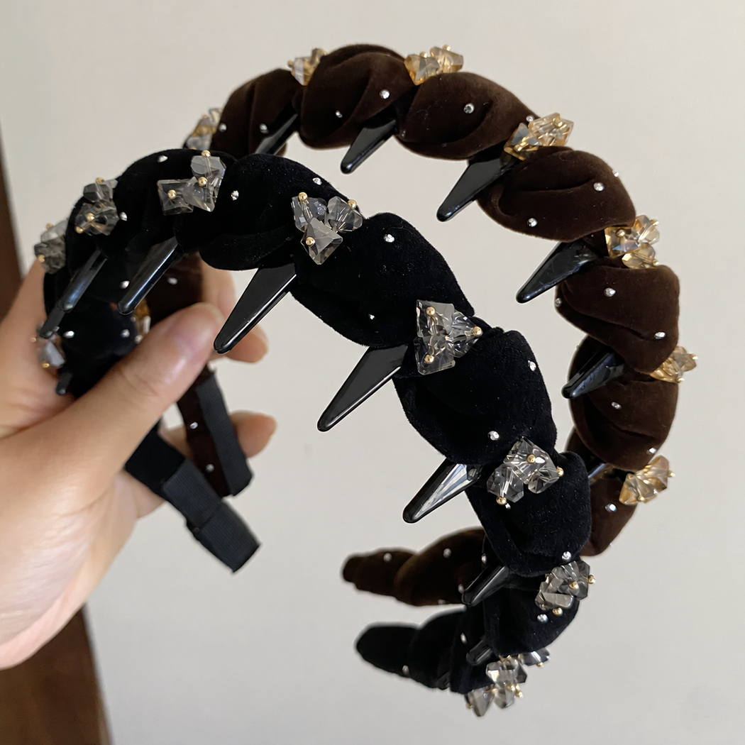 Gifty - Braided Sparkle-Comb Headband
