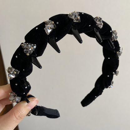 Gifty - Braided Sparkle-Comb Headband