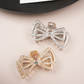 Beau - Double-Bow Openwork Hair Claw
