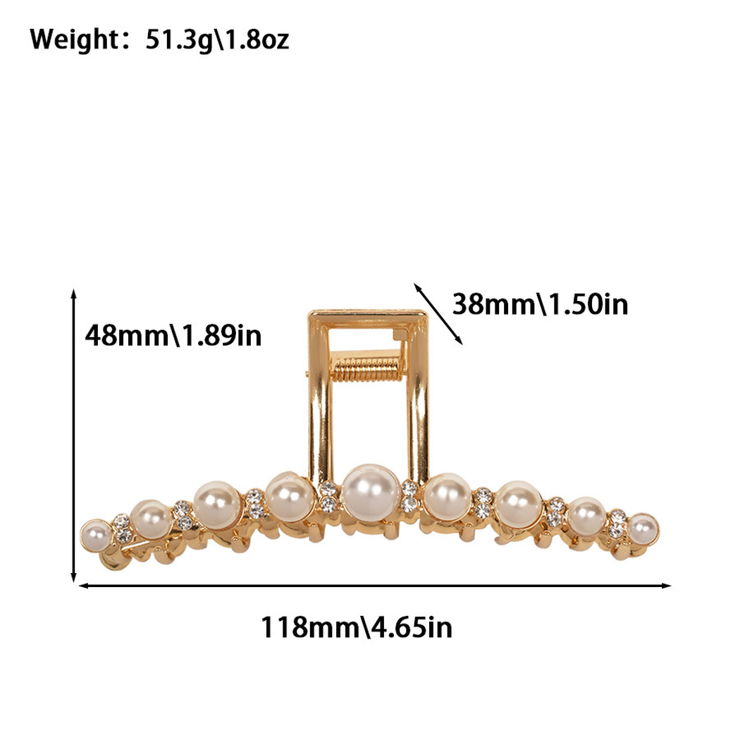 Beau - Linear Round-Accent Hair Claw