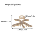 Beau - Starfish-Motif Radiating Hair Claw