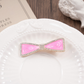Beau - Bow-Shaped Sparkle-Detail Duckbill Hair Clip