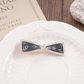 Beau - Bow-Shaped Sparkle-Detail Duckbill Hair Clip
