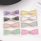 Beau - Bow-Shaped Sparkle-Detail Duckbill Hair Clip