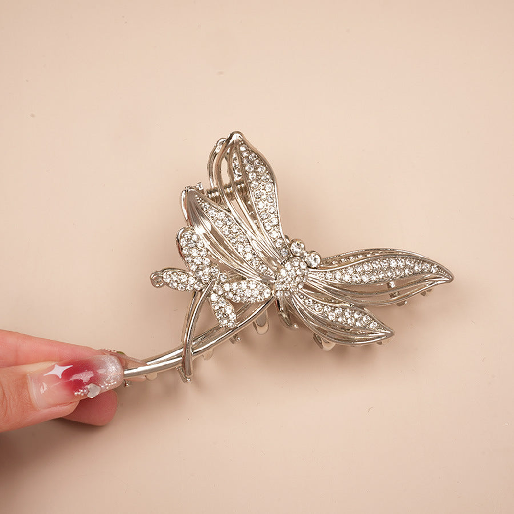 Beau - Dragonfly-Motif Openwork Hair Claw
