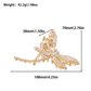 Beau - Dragonfly-Motif Openwork Hair Claw