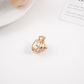 Beau - Ocean-Motif Round-Accent Mini Hair Claw