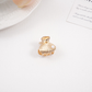 Beau - Ocean-Motif Round-Accent Mini Hair Claw