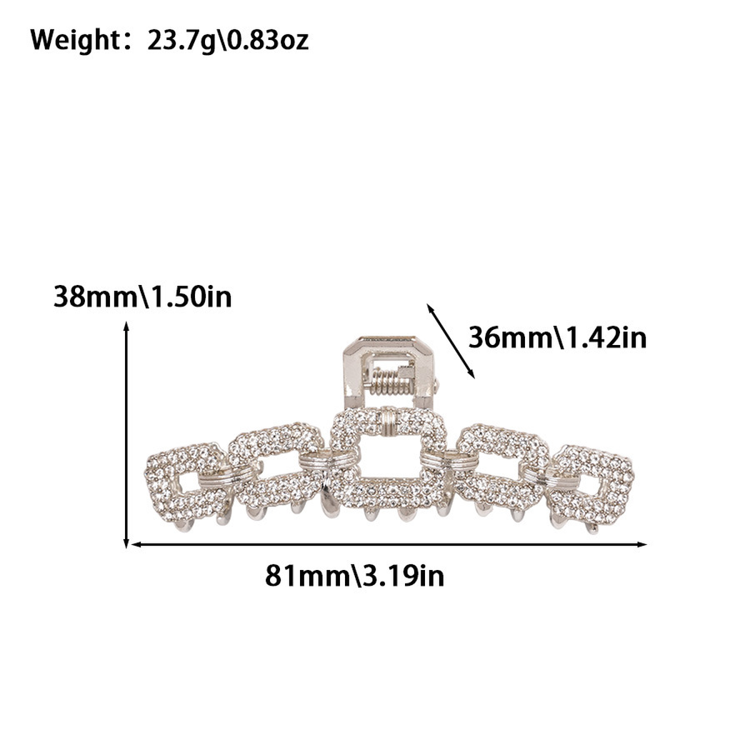 Beau - Interlocking Square Hair Claw