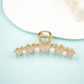 Beau - Heart-Motif Beaded Hair Claw
