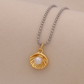 Nozari - Beaded Ocean Pendant Necklace