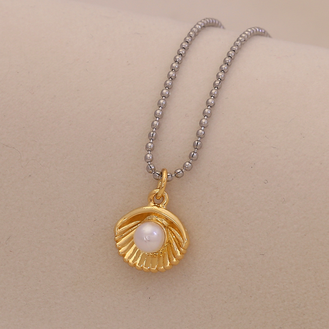 Nozari - Beaded Ocean Pendant Necklace