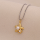 Nozari - Beaded Ocean Pendant Necklace