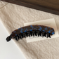 Beau - Curved Marbled Banana Hair Clip
