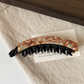 Beau - Curved Marbled Banana Hair Clip