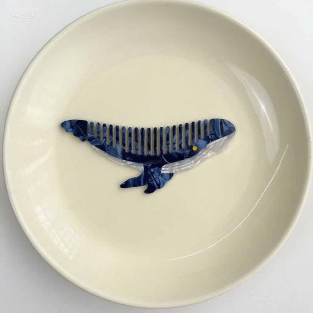 Camerow - Animal and Food Motif Wide-Tooth Comb