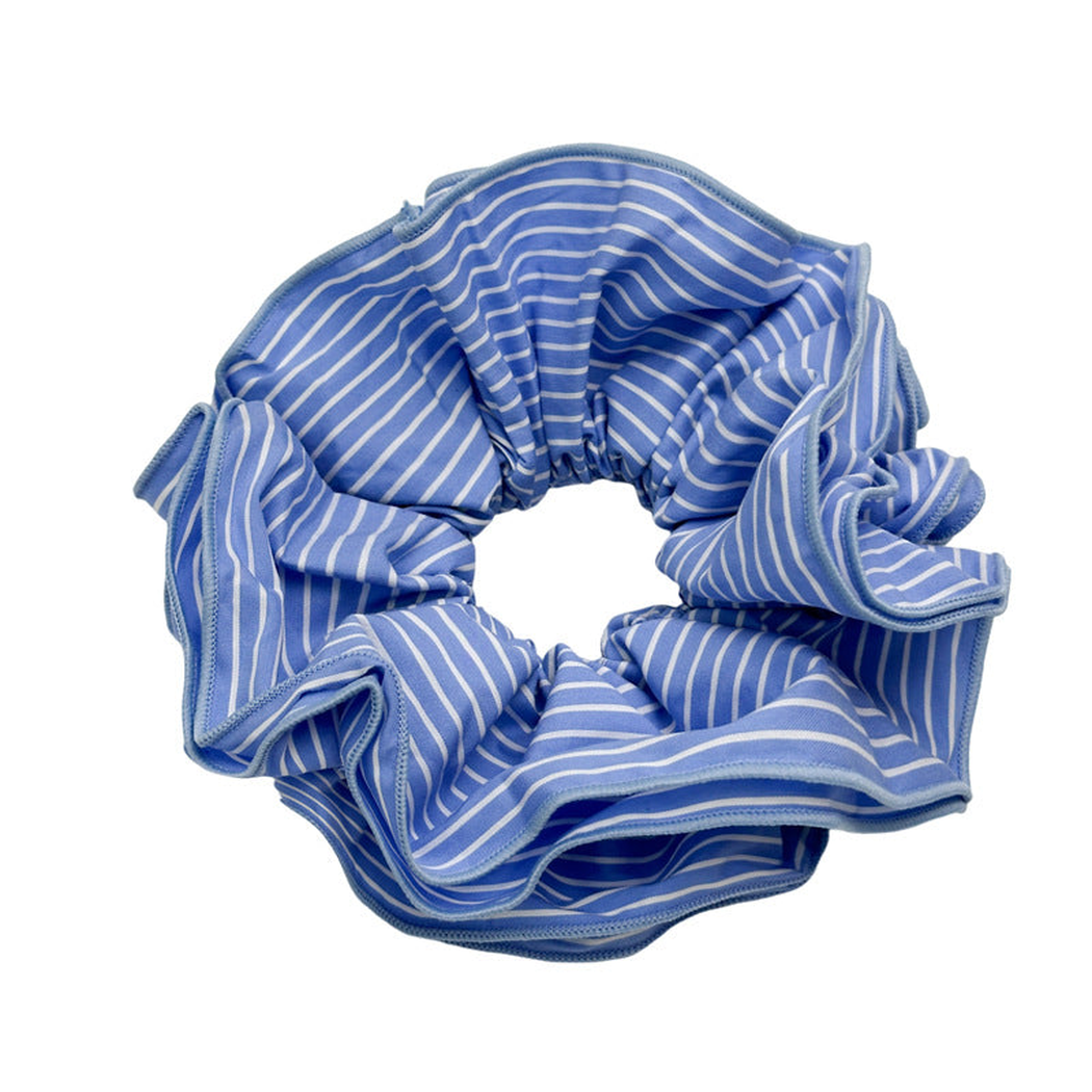 Gifty - Striped Two-Tone Scrunchie