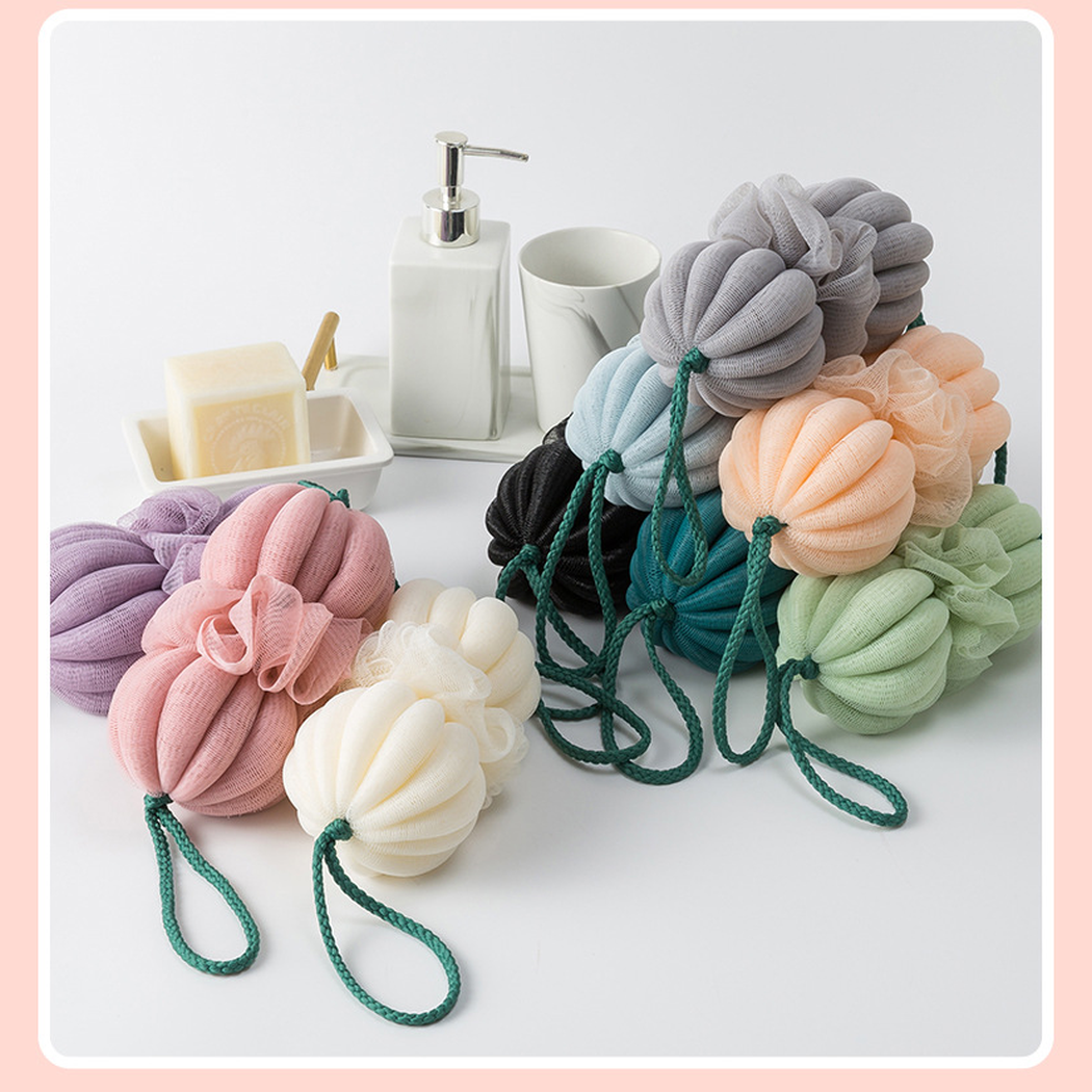 Papo - Triple-Pouf Stretch Back Scrubber