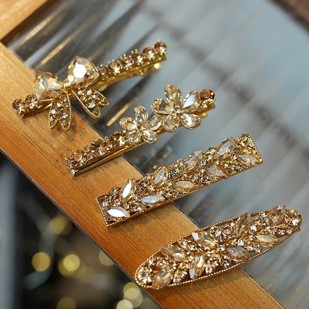 Beau - Bow-Accent Geometric Hair Clip