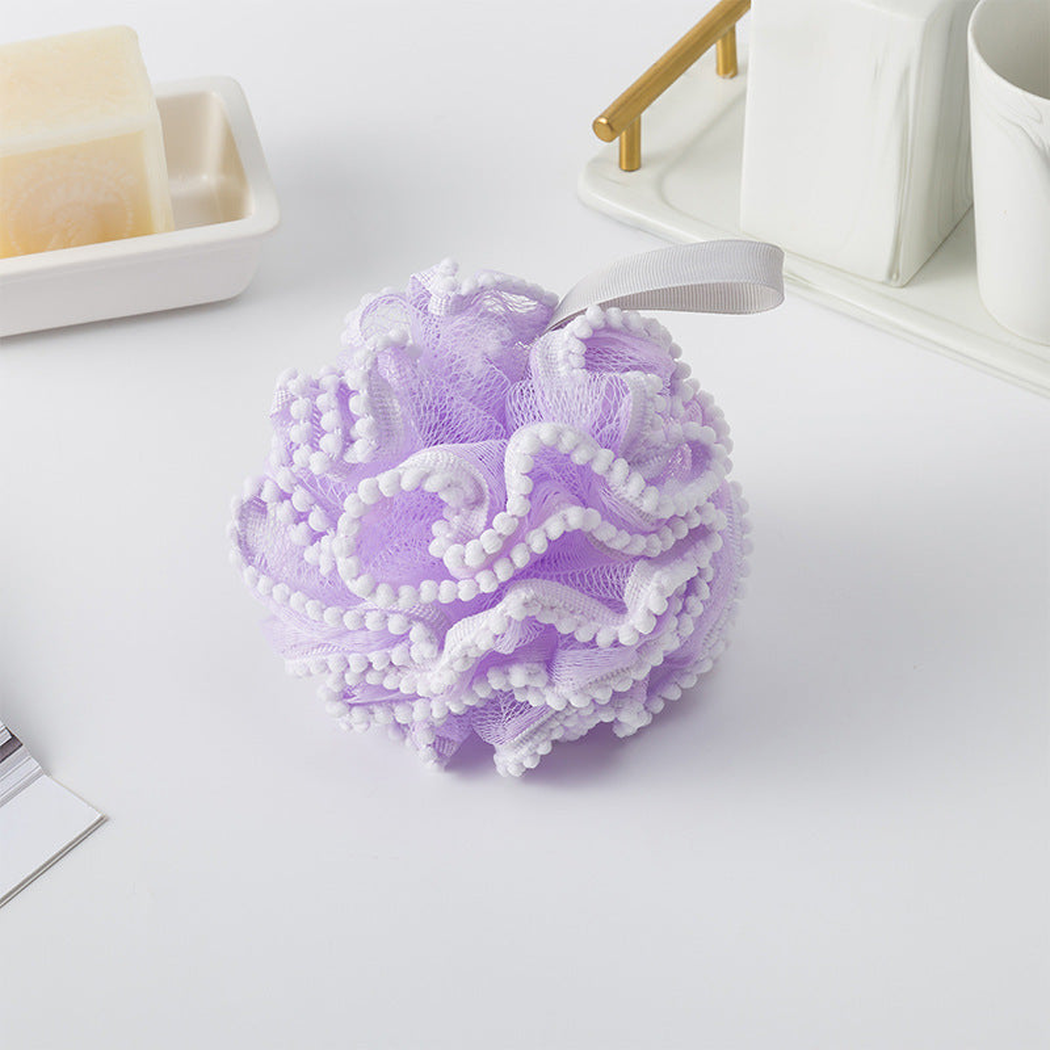 Papo - Snowflake-Shaped Layered Bath Pouf