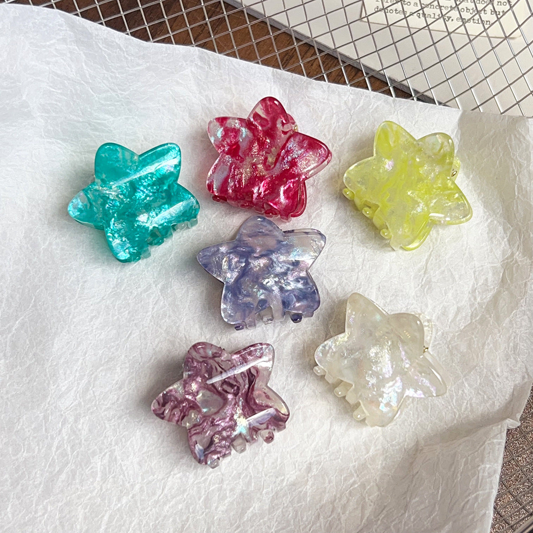 Beau - Star-Shaped Iridescent Hair Clip