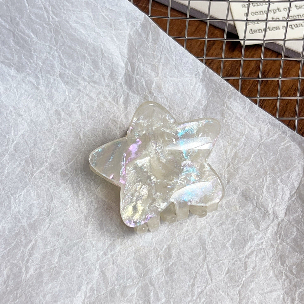 Beau - Star-Shaped Iridescent Hair Clip