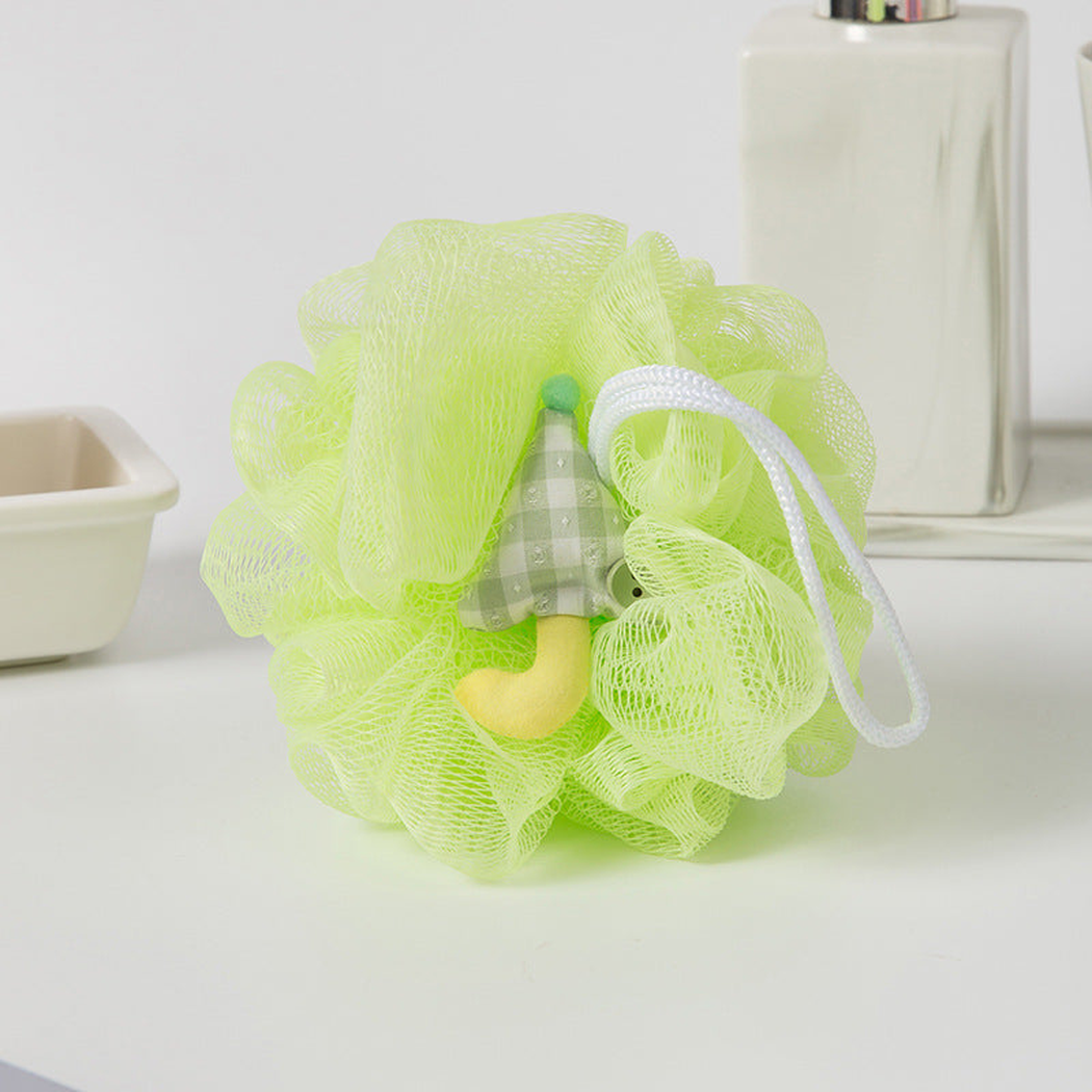 Papo - Umbrella-Shaped Gingham Bath Pouf