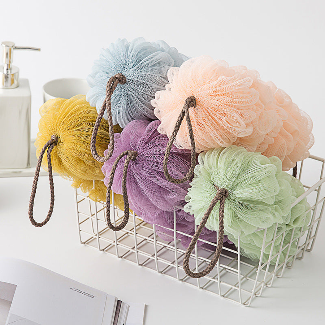 Papo - Triple-Pouf Long Back Scrubber