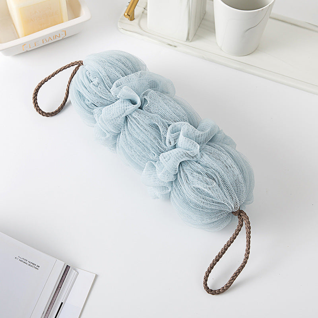Papo - Triple-Pouf Long Back Scrubber