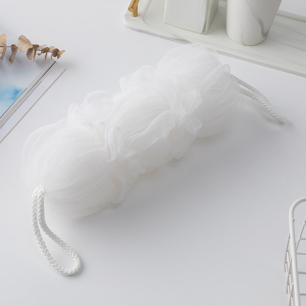 Papo - Triple-Pouf Long Back Scrubber