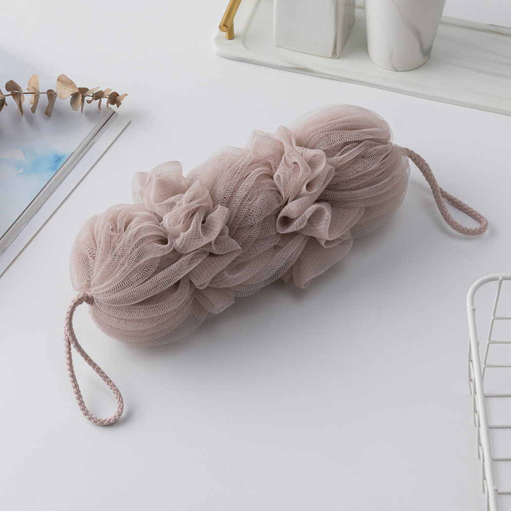 Papo - Triple-Pouf Long Back Scrubber