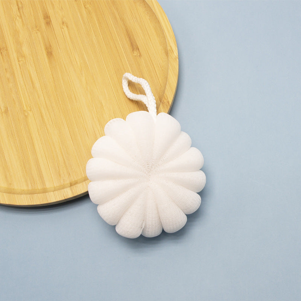 Papo - Round Ribbon-Loop Bath Pouf