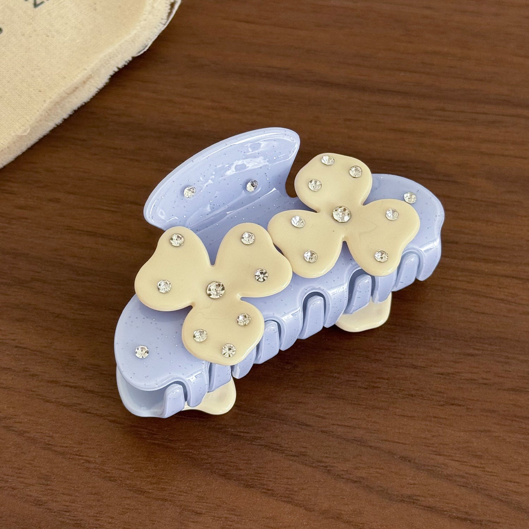 Beau - Floral Sparkle-Accent Hair Claw