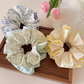 Gifty - Patchwork Floral Ruffle Scrunchie