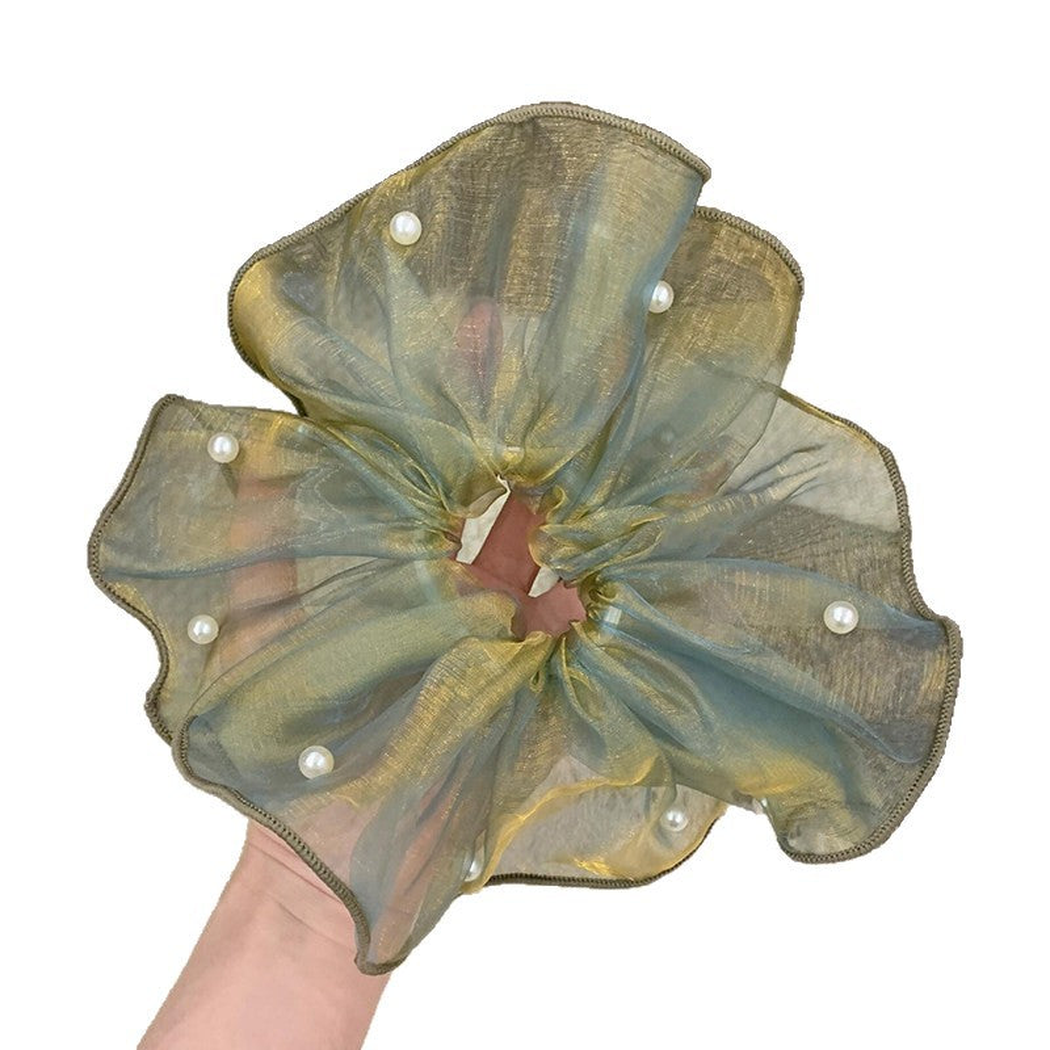 Gifty - Iridescent Layered Mesh Scrunchie